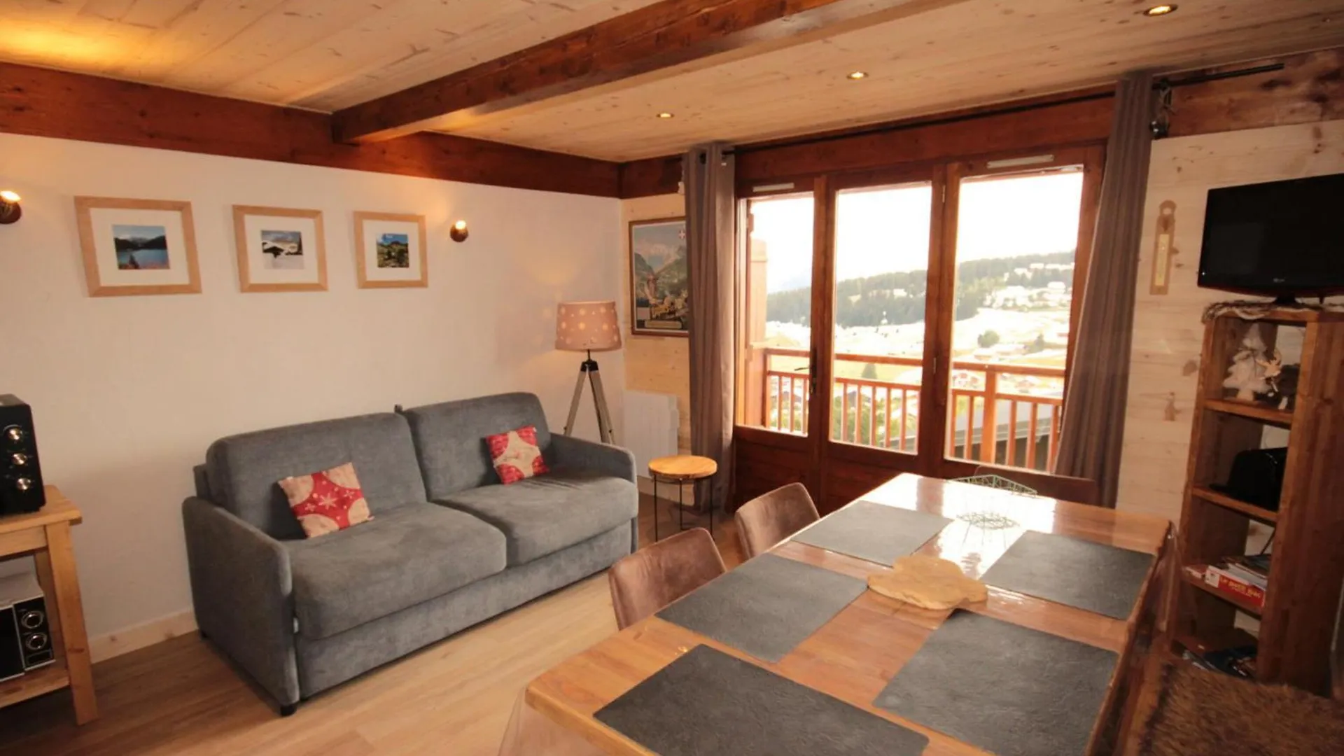 Les Saisies - Appartement Renove 2 Pieces Avec Balcon Et Vue - 5 Pers - Fr-1-293-270 オトリュス 0*,